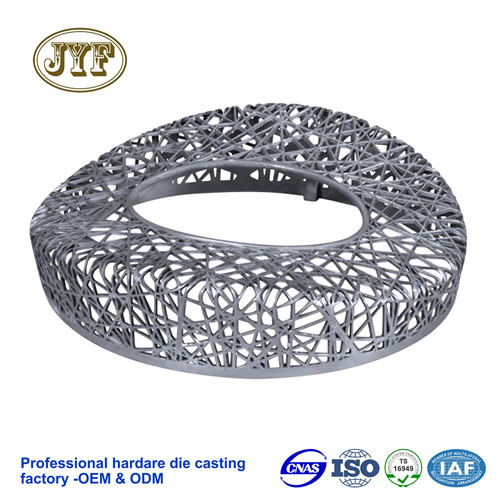 藝術(shù)鳥巢造型壓鑄工藝品 | 高精度鋁合金裝飾擺件定制